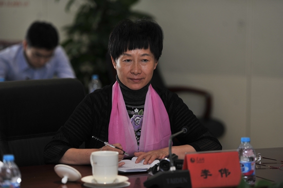 中国青年工作院校协会常务副秘书长 李伟（人民网记者 于凯 摄）