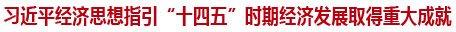 习近平经济思想指引“十四五”时期经济发展取得重大成就